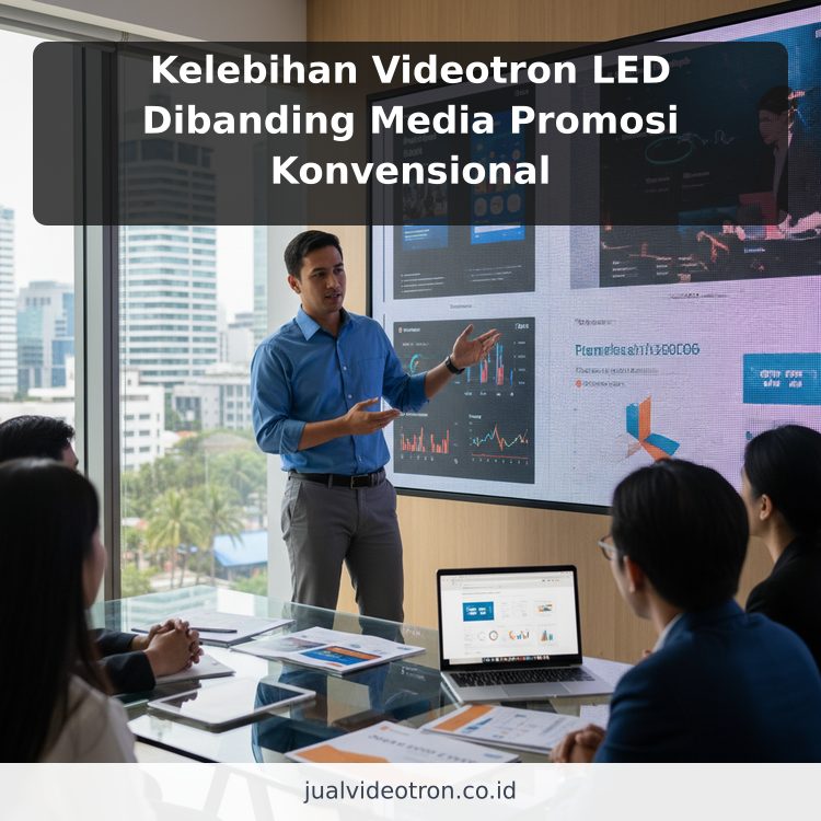 Kelebihan Videotron LED Dibanding Media Promosi Konvensional