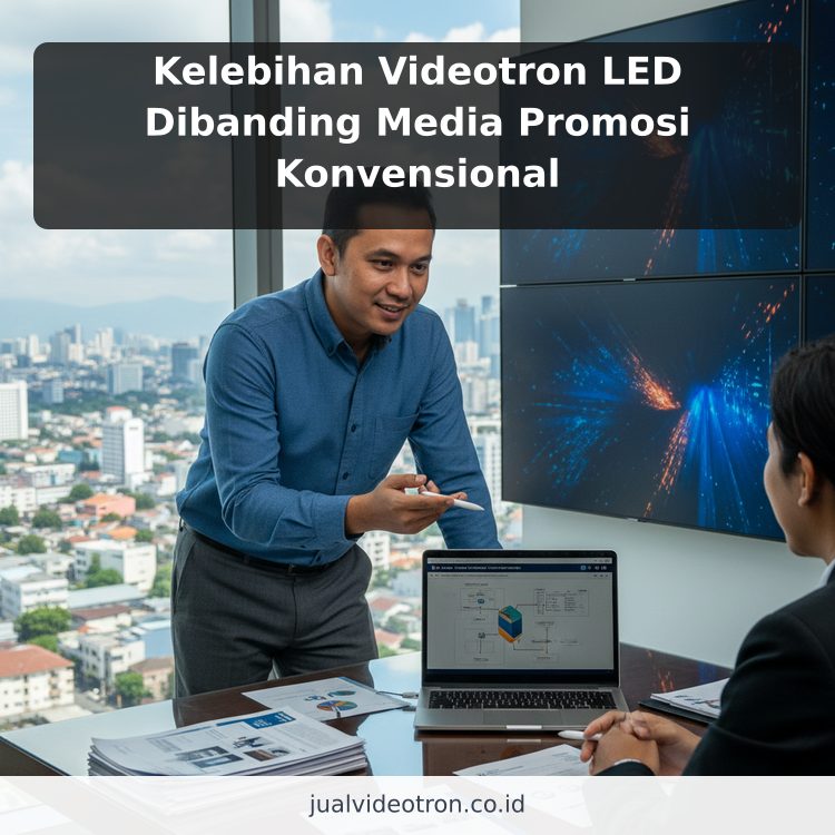 Kelebihan Videotron LED Dibanding Media Promosi Konvensional ilustrasi