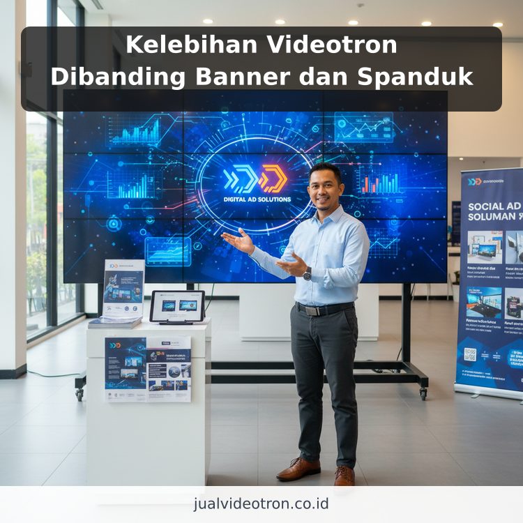 Kelebihan Videotron Dibanding Banner dan Spanduk