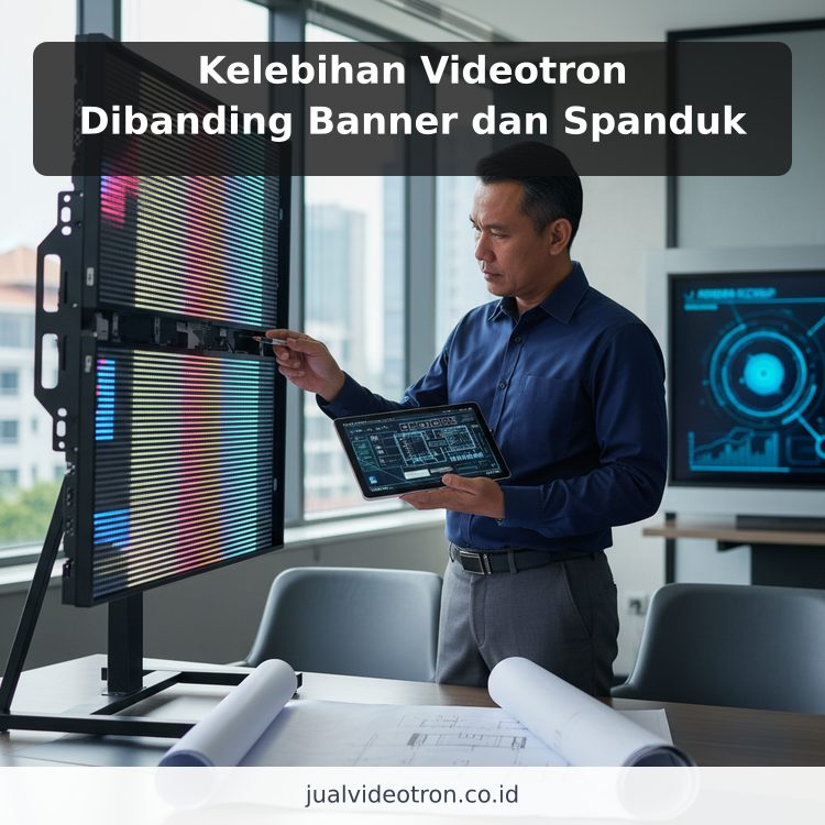 Kelebihan Videotron Dibanding Banner dan Spanduk ilustrasi
