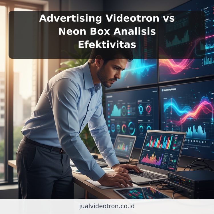 Advertising Videotron vs Neon Box Analisis Efektivitas ilustrasi