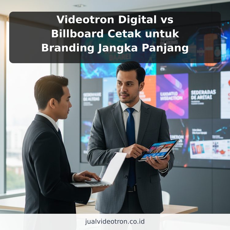 Videotron Digital vs Billboard Cetak untuk Branding Jangka Panjang
