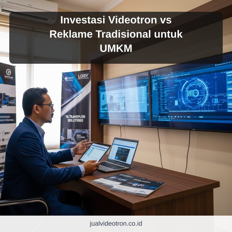 Investasi Videotron vs Reklame Tradisional untuk UMKM ilustrasi