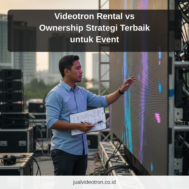 Videotron Rental vs Ownership Strategi Terbaik untuk Event ilustrasi