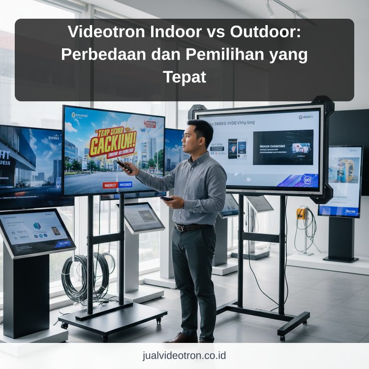Videotron Indoor vs Outdoor: Perbedaan dan Pemilihan yang Tepat