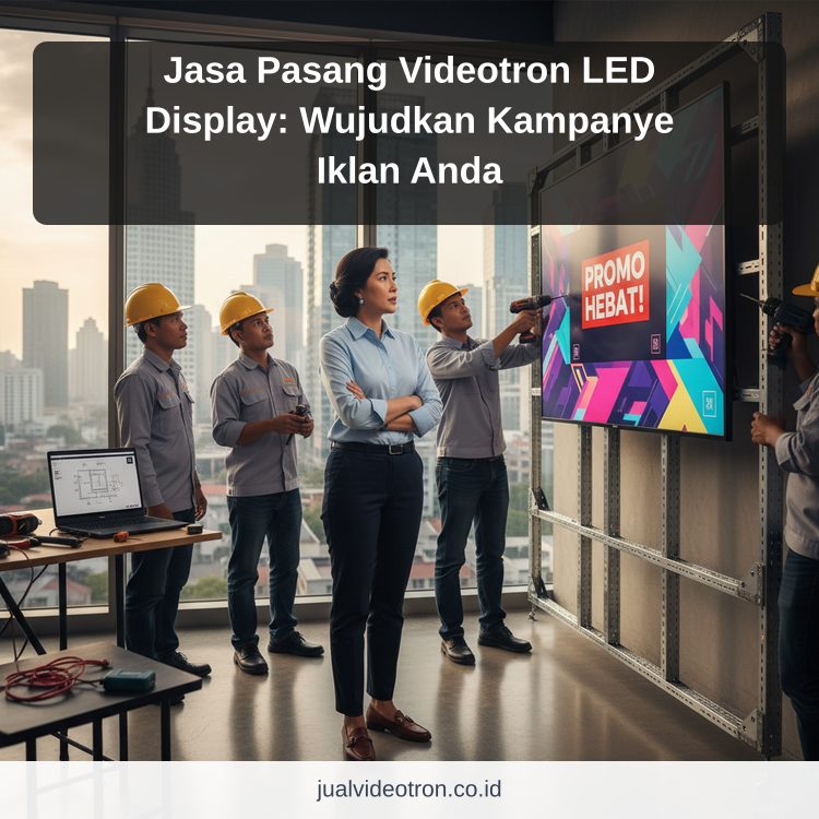 Jasa Pasang Videotron LED Display: Wujudkan Kampanye Iklan Anda