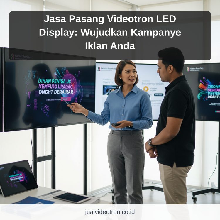 Jasa Pasang Videotron LED Display: Wujudkan Kampanye Iklan Anda ilustrasi