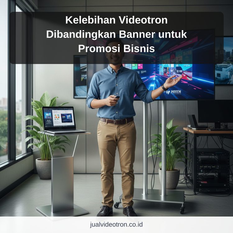 Kelebihan Videotron Dibandingkan Banner untuk Promosi Bisnis