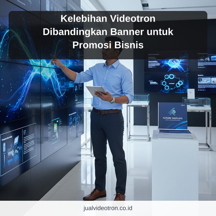 Kelebihan Videotron Dibandingkan Banner untuk Promosi Bisnis ilustrasi