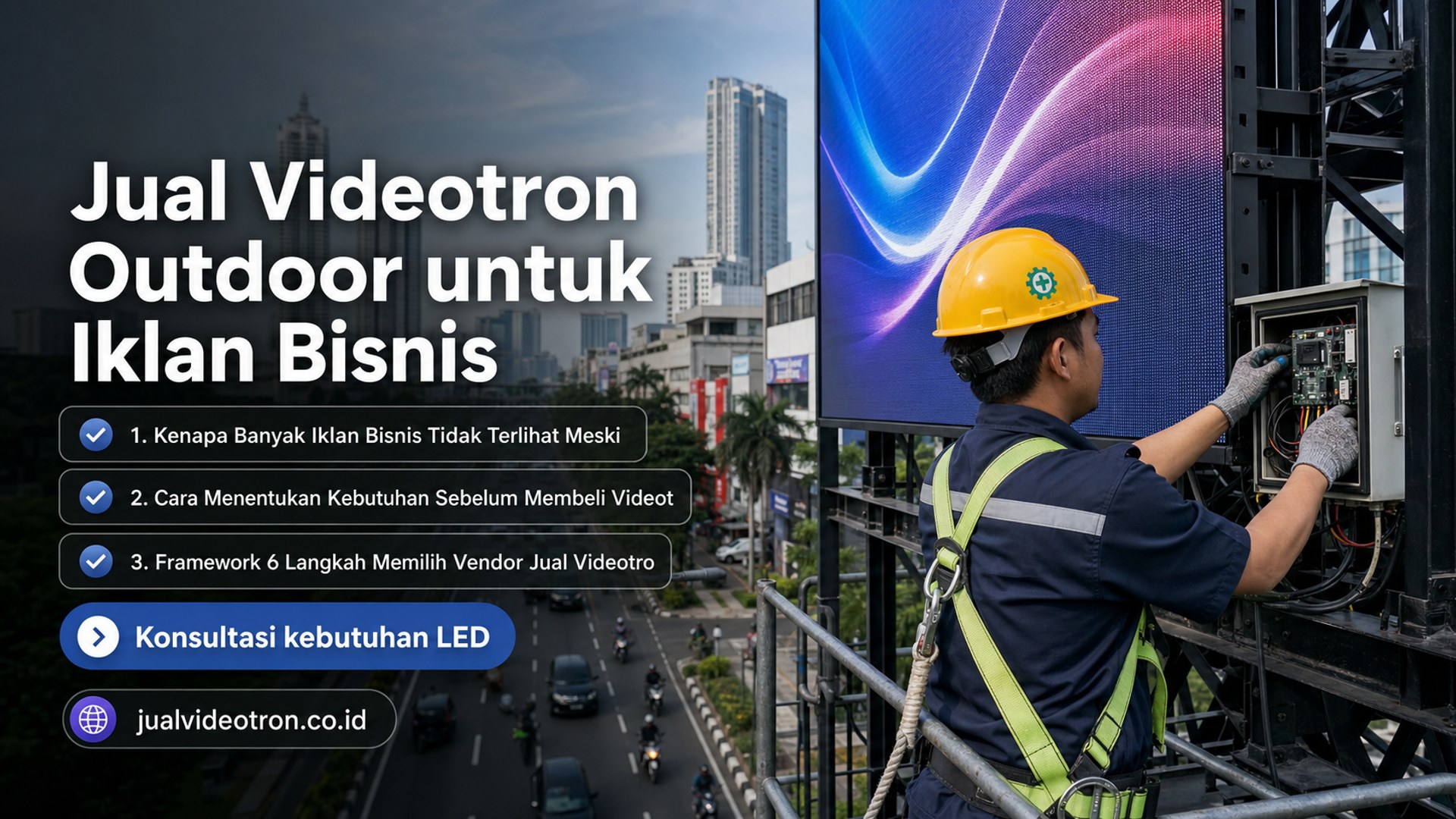 Jual Videotron Outdoor untuk Iklan Bisnis