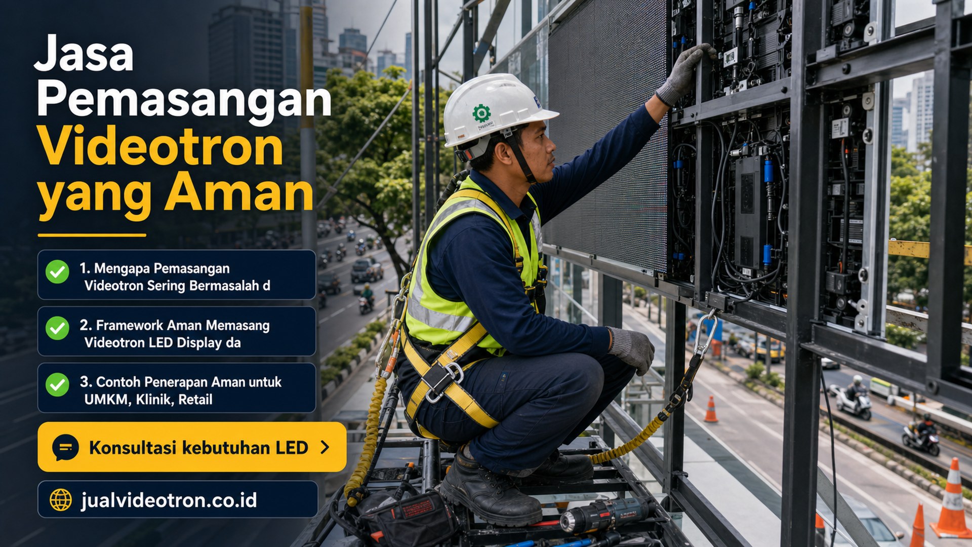 Jasa Pemasangan Videotron yang Aman