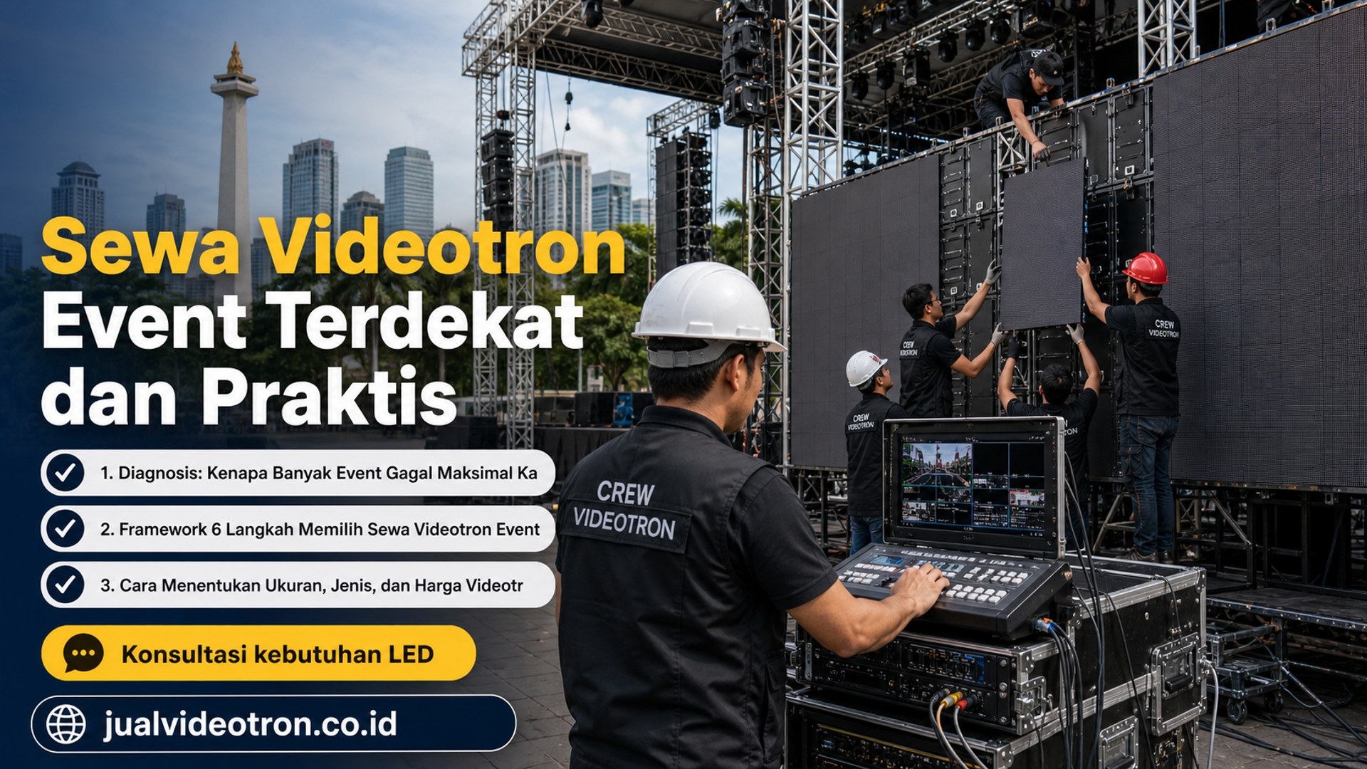 Sewa Videotron Event Terdekat dan Praktis