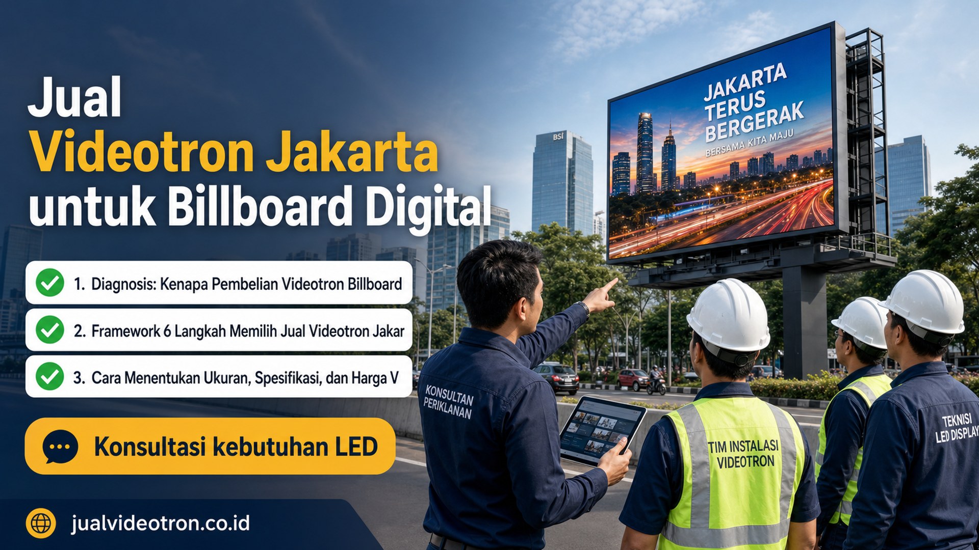 Jual Videotron Jakarta untuk Billboard Digital