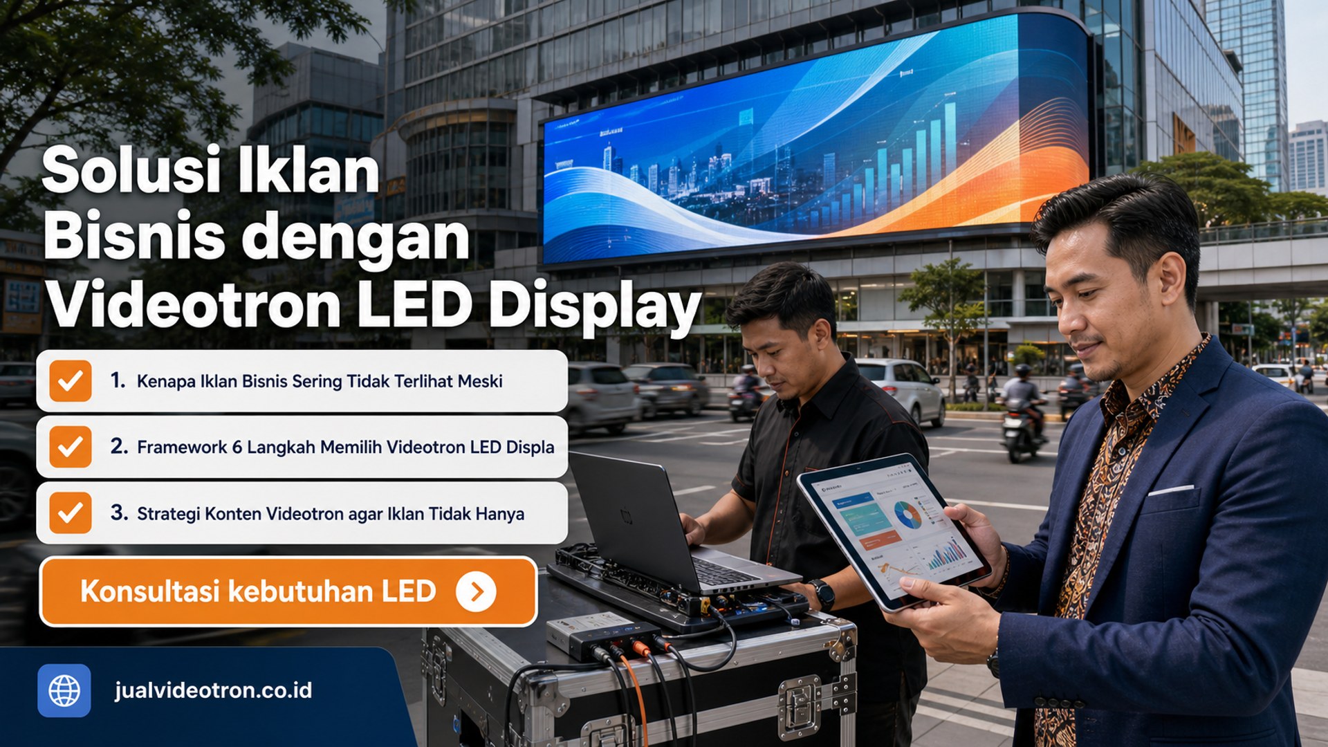 Solusi Iklan Bisnis dengan Videotron LED Display