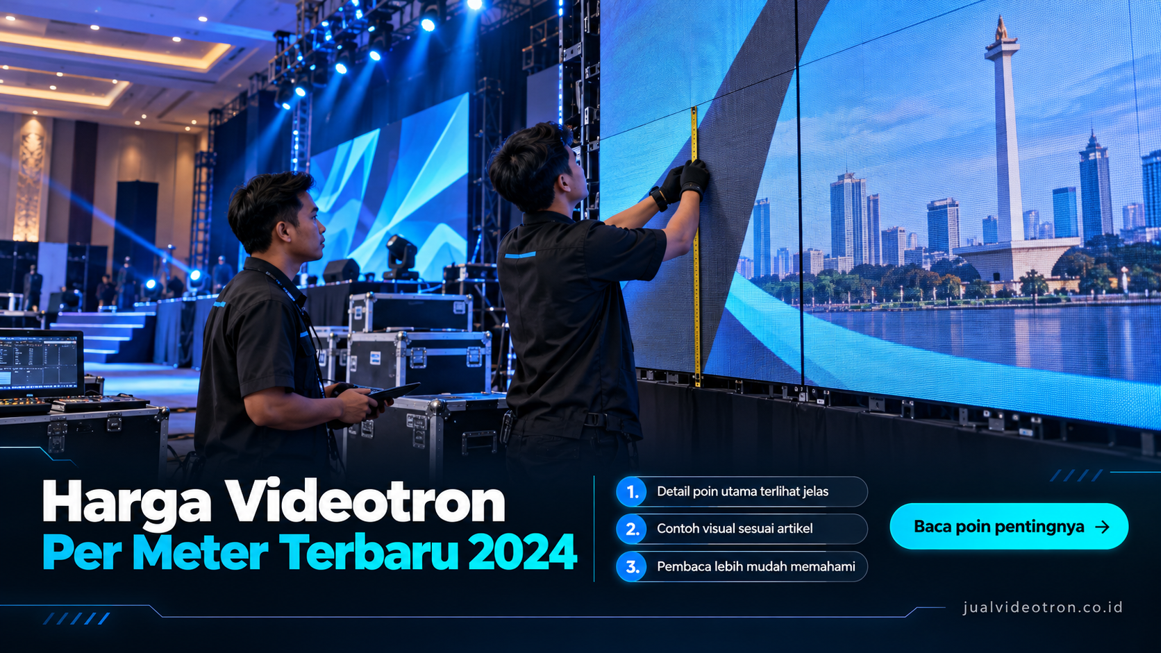Ilustrasi Harga Videotron Per Meter Terbaru 2024