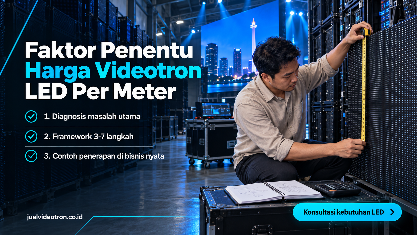 Faktor Penentu Harga Videotron LED Per Meter