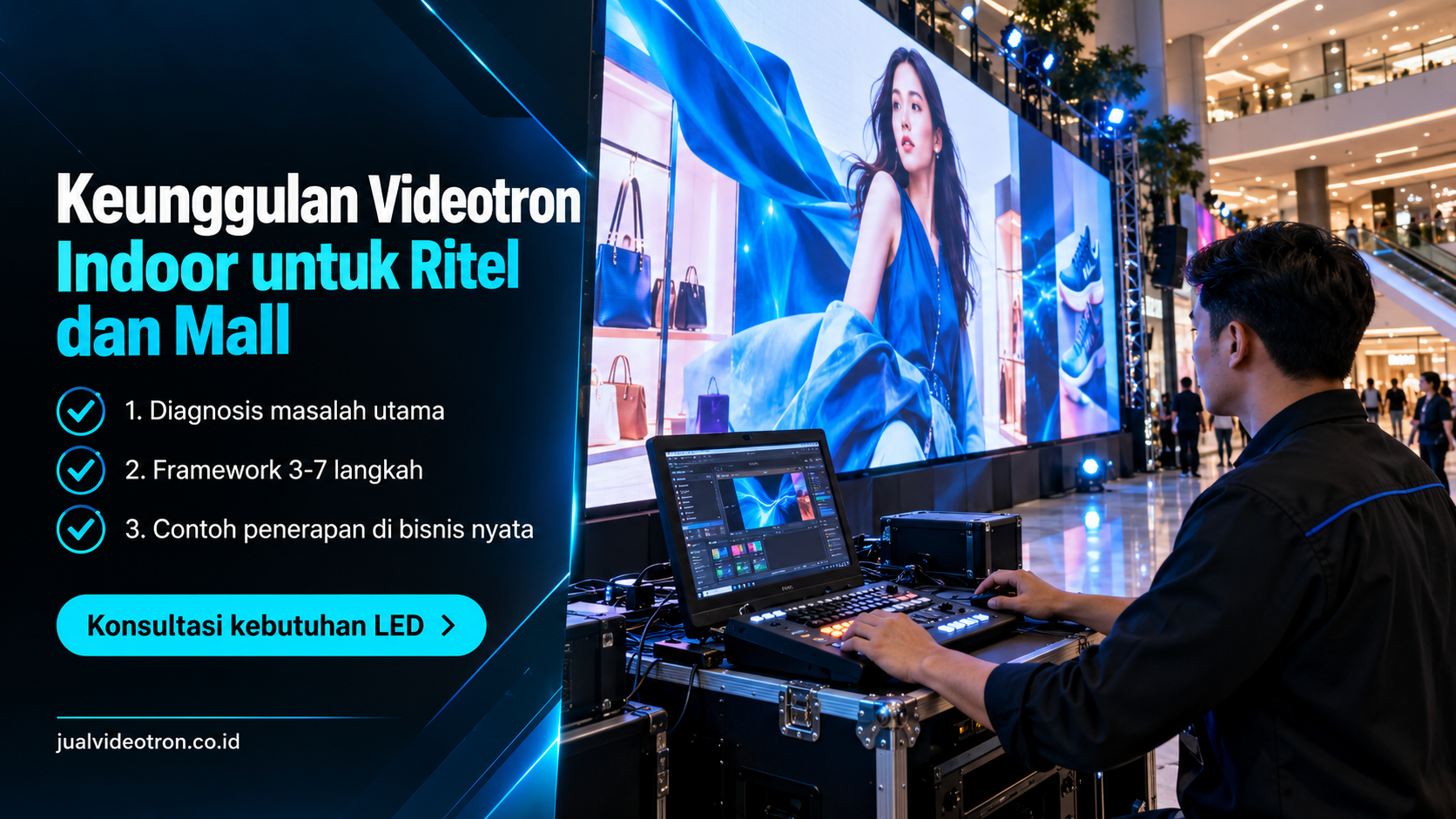 Keunggulan Videotron Indoor untuk Ritel dan Mall